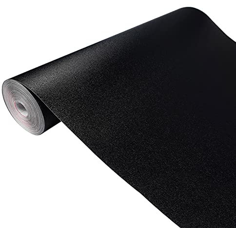 Autofolie 33x100 cm | Klebefolie Auto mit strukturierter Oberfläche | Selbstklebend Folie für Fahrzeugtuning, Motorrad und Möbel | Lackschutzfolie – wasserfest und abriebfest | Pixel Schwarz