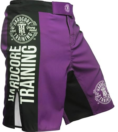 Hardcore Training Recruit Fight Shorts Uomo Pantaloncini da Combattimento Arti Marziali MMA BJJ Boxe Muay Thai Grappling Fitness No Gi