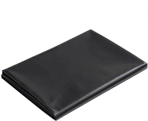 Revêtement d'étang de 0.12mm Doublure d'étang à poissons flexible Film d'étang pliable et durable Membrane de piscine de jardin pour petits étangs ruisseaux fontaines et cascade d'arrière-cour(Size:1x