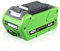 ZEERISA 6.0Ah 29462 29472 Lithium 40V Battery Replacement Compatible with GREENWORKS 40Volt 40V 29472 29462 2901319 24282 24252 25322 21332 20672 20312 21362 26272 G-Max Garden Tools (6.0Ah 1 PACK)