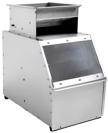Bird Seed Cleaner Cleaning Machine, Electric Bird Feed Blown Shell Splitter, Parrot Feed Electric Grain Blowing Machine with Adjustable Speed Fan, 30~40kg/h, for Millet Grains