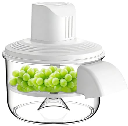 pelapatateautomatico | Pelafrutta ricaricabile | Per pomodori, ciliegie, cipolle - ideale per ristoranti, appartamenti e dormitori studenteschi, 28,3 x 29,2 x 28,2 cm