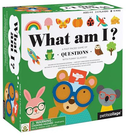 Petit Collage Travel Game | What Am I?, 7.15 inches x 2.85 inches x 7.1 inches