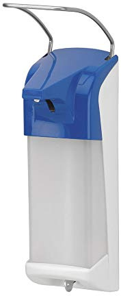 OPHARDT hygien 4400704 ER T blå med förslutningsset dispenser för flytande tvål och desinfektionsmedel, 1000 ml
