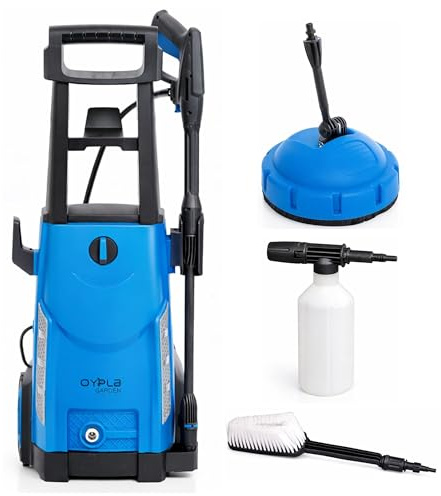 Oypla 2400W 180Bar High Pressure Jet Washer Patio Cleaner and Accessories