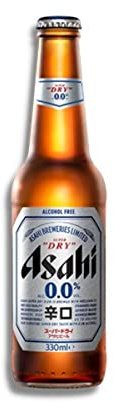 Alcohol Free Asahi Super Dry 0.0% ABV 8 x 330ml Bottles