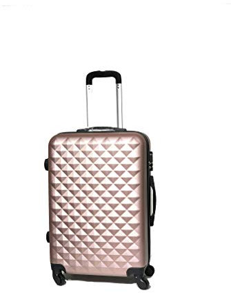 CELIMS - Bagaglio Medio | Valigia di medie dimensioni | Valigia leggera | 65 x 42 x 24 cm | Oro rosa