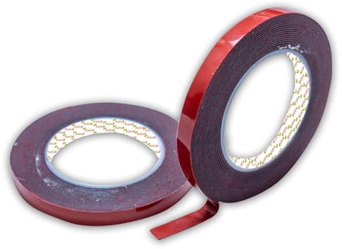 5M VHB Double-sided adhesive tape, 10 mm x 10m, Extra Strong Waterproof Mounting Tape, Adhesive Strips for Wall and LED Strips, Car and Office decoration