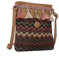 Moguxb Damen Umhängetasche mit Quasten Crossbody Bag Hellbraun Damen Schultertaschen Vintage Umhängetasche aus Canvas für Damen