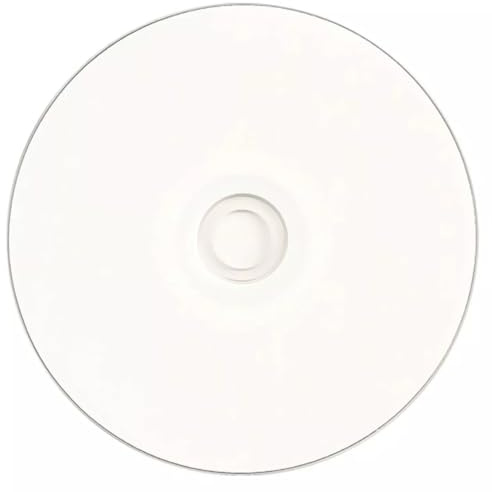 CD-R Blank Discs, 52x Speed, Full Face Inkjet Printable, Grade A Media, 10 Pack