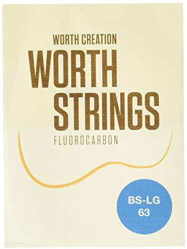 Worth Strings, Low-G Ukulelen-Saiten, Brown Fluoro-Carbon, für Tenor-Ukulele, Heavy (0.0224-0.0291-0.0319-0.0358)