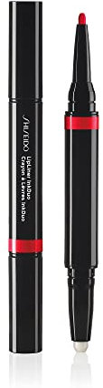 Shiseido LipLiner InkDuo (Prime + Line), True Red 08 - Primes & Shades Lips for Long-Lasting, 8-Hour Wear - Minimizes the Look of Fine Lines & Unevenness - Non-Drying Formula