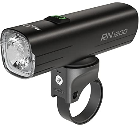 Magicshine Bike Light RN 1200, CREE LED, IPX7, 4000mAh Battery Type-C Reverse Charging, Powerful Bike Headlight Compatible with: Mountain, Kids, Street