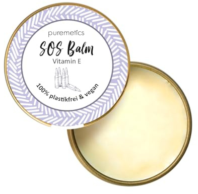 Puremetics SOS Balm, Vitamin E, 10g