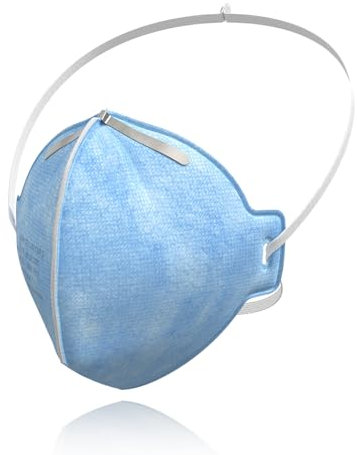 Dräger X-plore 1720 FFP2 NR D - Máscara antipolvo (talla universal, 3 unidades), color azul y blanco