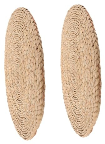 SEWOART 2 Cojines De Suelo De Tejida De Estilo Japonés, para Yoga, Tatami, Ventana, Decoración del Hogar.