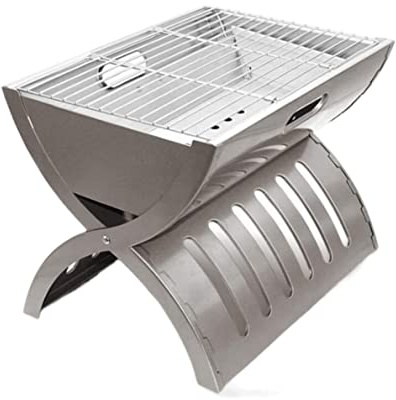 PNAJFUEL Bbq Barbecue Grill Bärbar Kolgrill Bordsskiva Bbq Grill Fällbar Liten Barbecue Grill För Utomhusgrillning Camping/a