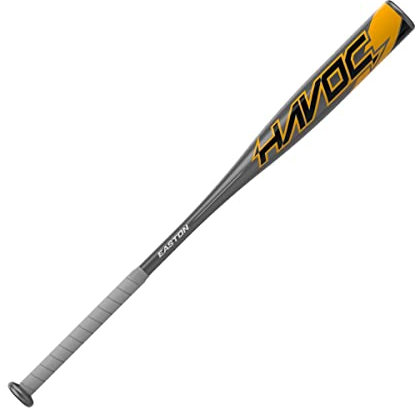 Easton - MLB - Baseball - Havoc - Youth - Baseball Bat - USA Logo - 2 ¼ inch Barrel - Gray/Orange (30/20 Ounce (-10))