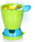 COM-FOUR® Seifenblasenmaschine, batteriebetriebene Seifenblasen- Maschine für Kinder, erzeugt automatisch Seifenblasen, tolles Seifenblasenspielzeug (grün. blau. gelb. orange)