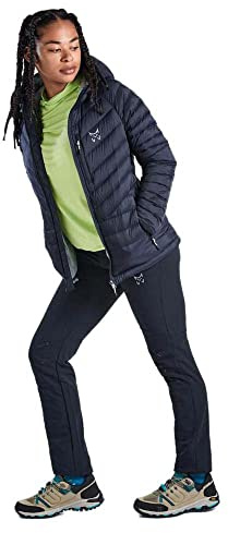 ALTUS Denali W Chaqueta de pluma | Chaqueta de montaña | Chaqueta de trekking | Chaqueta de senderismo | Repelente al agua | Transpirable (FR/ES, Letras, M, Regular, Regular, Negro)