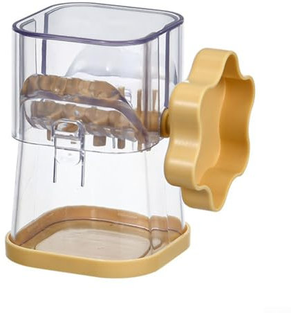 Smerigliatrice per dadi con visibilità chiara, monitora facilmente il processo di macinazione (giallo)