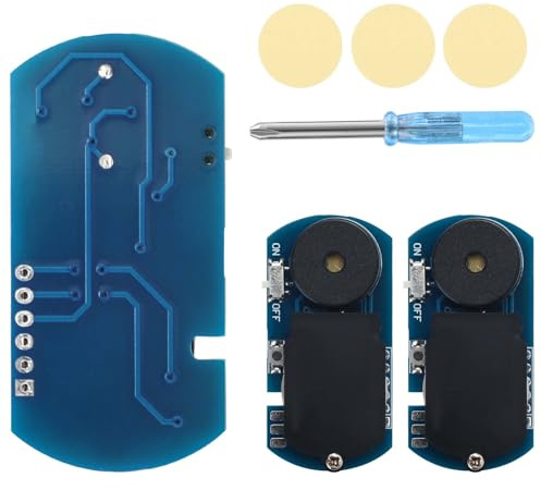 BTFO 3pce Jouets Sonores en Forme de Cricket, Forme Semi-Circulaire avec 16 Bips Sonores Cachés pour Fête Bureau Maison École Voiture (Bleu)