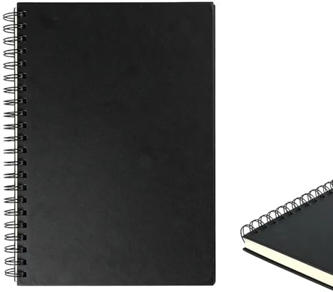 A4 Sketch Books, A4 Sketch Pads, 160gsm Drawing Pads | Spiral Bound Art Sketches Paper with Hard Back Cover, 120 Pages Acid Free Drawing Paper Sketchbook