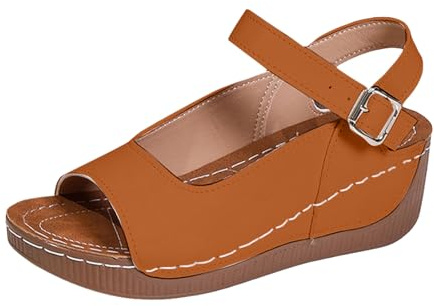 Generisch Chaussure Femme Ete Chic Et Confortable Sandales De Trekking Pieds Nus Avec Sangle Réglable Yoga Mat Elégantes Léger Slip on Plage Flip Flops Avec Comfortable Arch Support