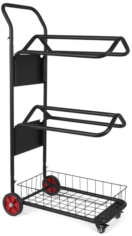 Rolling Saddle Rack Cart with Basket Heavy Duty Saddle Stand for Western Horse Gear Organizers and Storage for Tack Room Bridle Horse Lovers Cowboy