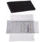 UdaLen Gioielli Rotolo, Velluto Rotolo Portagioie, Borsa reticolare in PVC trasparente antipolvere，Organizzatore da Viaggio per Gioielli，Rotolo Portagioielli con Tasche e Cerniera (Gray, Flannel)