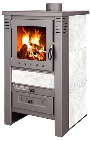 Stufa a legna modello BIOLEGNA ERA 6.0 (BIANCO)