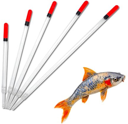 Waggler Schwimmer – Größen 11/13/15,5/17,5/19,5 cm – empfindlich und gut sichtbar – ideal für Matchangeln, Karpfenangeln und Angeln mit dem Stift, für Süßwasser und Wettkämpfe, 5 Stück