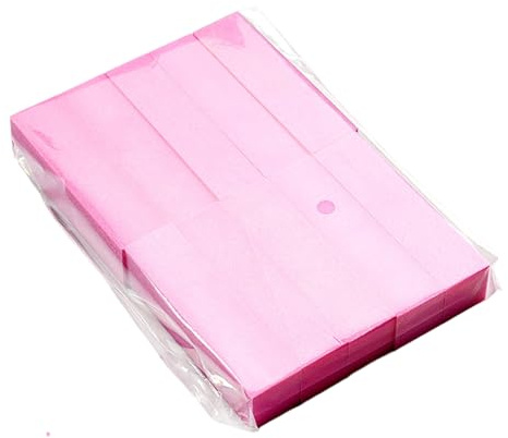 Vit Adamantine Unguis fil 4 olika korn hög flexibel block transportabel godisfärgad manikyr väsentlig permanent manikyr poleringsblock