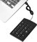 Yosoo Health Gear Clavier numérique USB, Mini Clavier numérique Portable pour Ordinateur de Bureau, Pro, Ordinateur Portable, 19 Touches