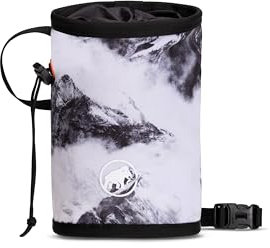 Mammut Gym Print Chalk Bag | Kreidebeutel zum Klettern, Magnesia Tasche, Mit Reißverschlusstasche für Smartphone | One Size, Alpine AOP