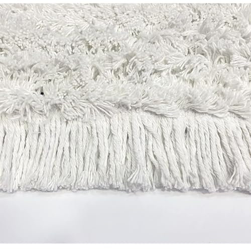 Mocio per Pavimenti Piatti, Mocio Piatto Lavapavimenti, Mocio per Pavimenti, Mop Asciutto Industriale, Rotazione a 360 gradi, per pulizia dei pavimenti in casa(tessuto per la pulizia di 60 cm).