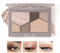 Boobeen 6 Farben nackt Lidschatten Palette, matt schimmernden Lidschatten Make-up Palette für neutrale Smokey Bronze Augen Make-up