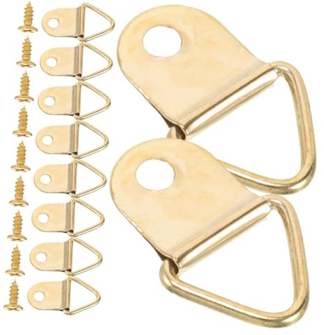 OSALADI 100 Sätze Dreieckiger Ringhaken Rahmenhaken Zur Haken Zum Aufhängen Einer Uhr Haken Zum Aufhängen Von Fotorahmen Aufhänger Für Kunstwerke Metall Bilder Aufhängen Bilderrahmen