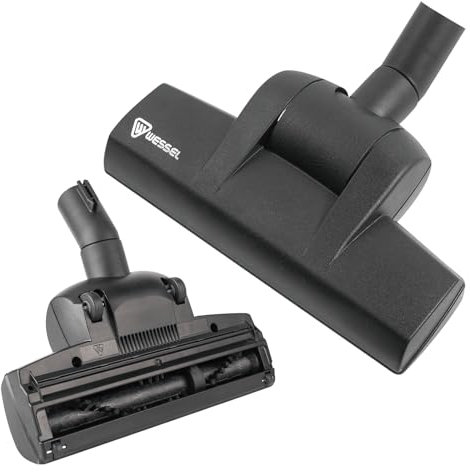 Wessel Werk TK284 Turbodüse 32/35mm mit rotierender Bürste für Teppiche Tierhaare Hartböden leise & effizient kompatibel mit Miele AEG Siemens Bosch Kärcher Philips.