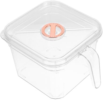 Happyyami Kunststoff Betta Fisch Tank Aquarium Fisch Schüssel Abdeckung für Büro