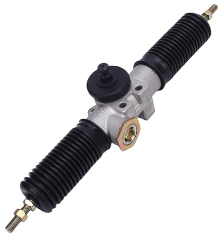 Styrväxel Rack Kugghjulsmonteringsställ och Kugghjulstyrningssystem 30T 420 Mm Hög Hårdhet Metalllegering med Dammskydd Gummibussningar för Go Kart ATV UTV Quad