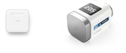 Bosch Smart Home smartes Heizkörperthermostat Starter-Set, 1x Controller II, 3x Heizkörperthermostat II [+M]