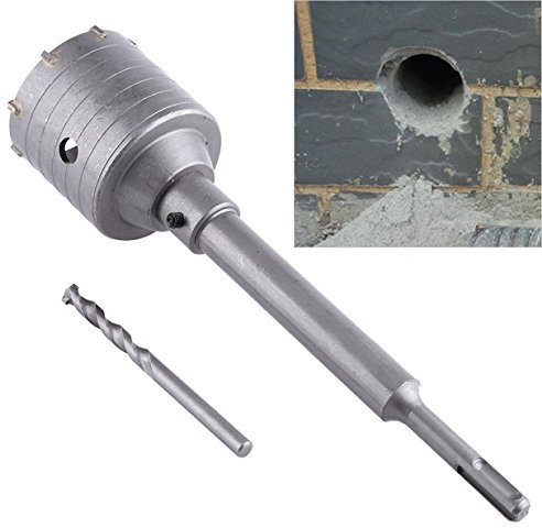 65mm Lochschneider Schneiden Durchmesser Beton Bohrer Wand Lochsäge Cutter Kit Ziegel Zement Stein Loch Schneiden Mit 200mm Zugstange Schraubenschlüssel