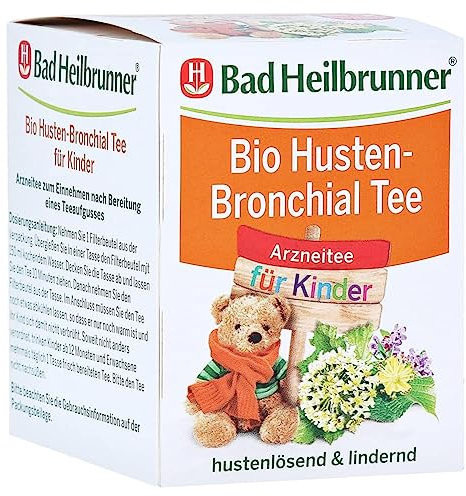 Bad Heilbrunner® BIO Husten-Bronchial Tee für Kinder - 1er Pack