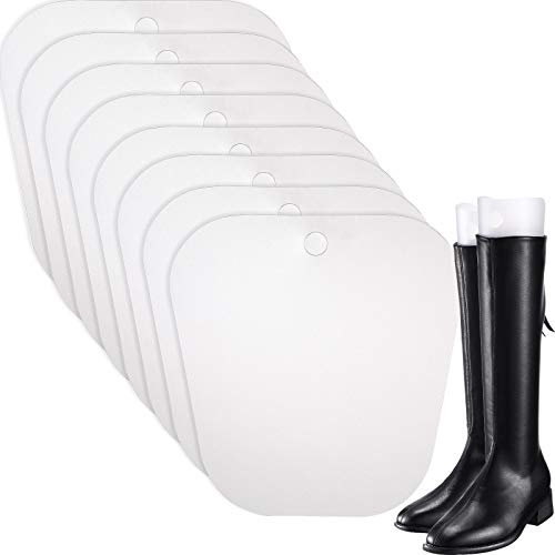 Bememo 8 Packungen Stiefelspanner Form Einsätze Hoch Stiefel Stütze für Damen und Männer (Transparent, 8 Zoll)