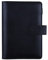 HAUTOCO A6 PU-Leder-Notizbuch, nachfüllbar, 6 Ringordner für A6-Füllpapier und Bargeld, Budget-Umschläge, lose Blätter, persönlicher Planer, Bindereinband mit magnetischer Schnalle, schwarz