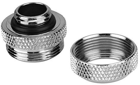 2 Raccordi per Tubi di Raffreddamento Ad Acqua, Raccordo a Compressione per Raffreddamento Ad Acqua, Certificazione UE ROHS, con 4 Anelli di Tenuta, per Tubo Rigido di Diametro