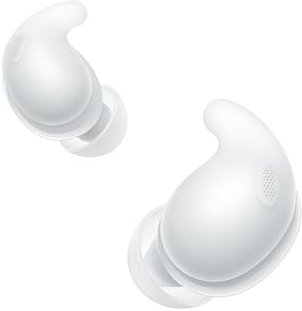 Sony LinkBuds Fit Truly Wireless Noise Canceling Earbud Headphones, Small & Light with Newly Developed Air Fitting Supporters, White