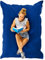 Green Bean Sitzsack 120x160cm 270 Liter Kinder & Erwachsene Bean Bag EPS Perlen Füllung Riesensitzsack Groß Draußen Outdoor Liegekissen Waschbar Wetterfest Lounge Chair Sitzkissen Bodenkissen Blau