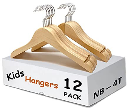 Cedar Elements Kinderbügel (Naturholz, Baby-/Kleinkindbügel NB-4T)